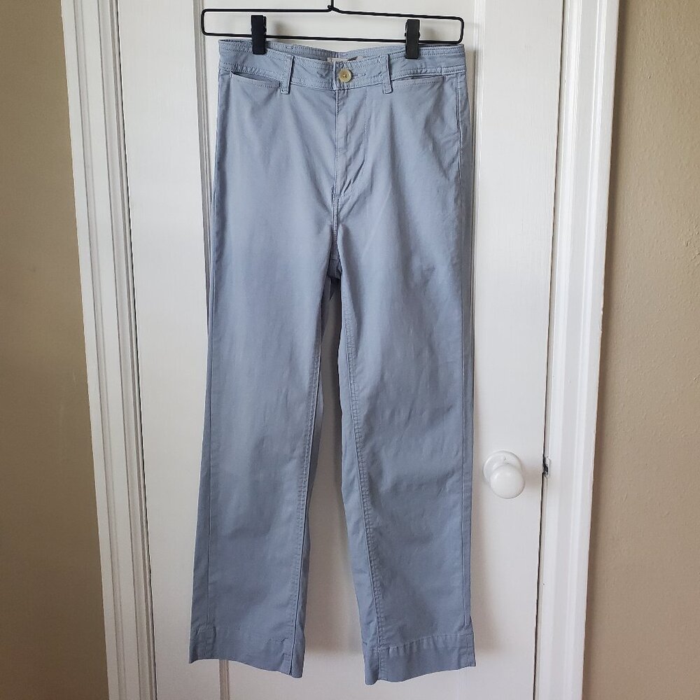 Everlane Lightweight Staight-Leg Crop Light Blue